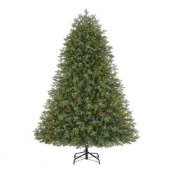 Home Decorators Collection 7.5 ft. Brookside Fraser Fir LED Pre-Lit Artificial Christmas Tree with 900 Color Changing M5 Lights and Memory Wire -Home Decorators Soldes home decorators collection pre lit christmas trees 22wl10110 40 1000