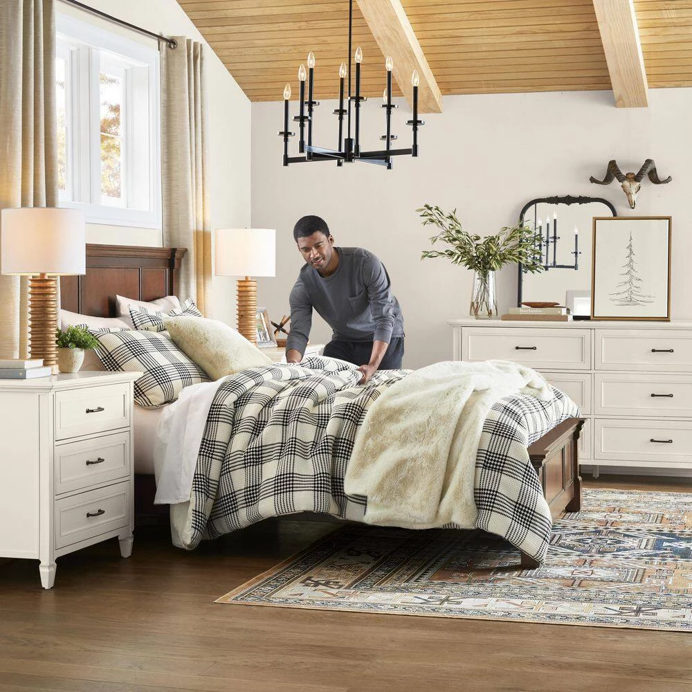 Home Decorators Collection 500 Thread Count Egyptian Cotton Sateen 4-Piece Queen Sheet Set in White 17 Home Decorators Collection 500 Thread Count Egyptian Cotton Sateen 4-Piece Queen Sheet Set in White - Image 15