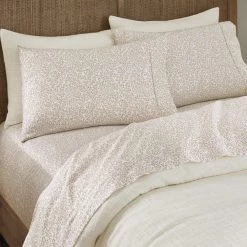 Home Decorators Collection 300 Thread Count Cotton Sateen Emma Khaki Floral 4-Piece Queen Sheet Set -Home Decorators Soldes home decorators collection sheet sets qn ema khki a0 1000