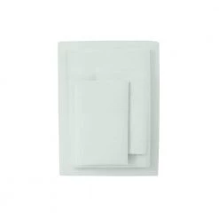 Home Decorators Collection Cotton Linen Sea Breeze Green 4-Piece Queen Sheet Set