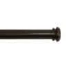 Home Decorators Collection 72 in. - 144 in. Mix and Match Telescoping 1 in. Single Curtain Rod in Oil-Rubbed Bronze