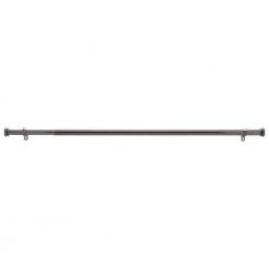 Home Decorators Collection 36 in. - 72 in. Mix and Match Telescoping 1 in. Single Curtain Rod in Gunmetal -Home Decorators Soldes home decorators collection single curtain rods u gm72fohj07 4f 1000