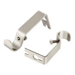 Home Decorators Collection 72 in. - 144 in. Telescoping 1 in. Single Curtain Rod Kit in Brushed Nickel with Round Cage Finials -Home Decorators Soldes home decorators collection single curtain rods ubn144fpem10 a0 1000