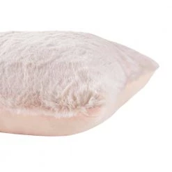 Home Decorators Collection Piper Blush Pink Faux Rabbit Fur Square 20 in. x 20 in. Throw Pillow -Home Decorators Soldes home decorators collection throw pillows pip2020bls pldc 1d 1000