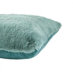 Home Decorators Collection Piper Blue Faux Rabbit Fur 20 in. x 20 in. Square Throw Pillow -Home Decorators Soldes home decorators collection throw pillows pip2020blu pldc 1d 1000