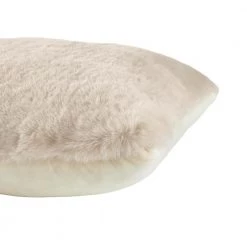 Home Decorators Collection Piper Cream Faux Rabbit Fur Square 20 in. x 20 in. Throw Pillow -Home Decorators Soldes home decorators collection throw pillows pip2020crm pldc 1d 1000