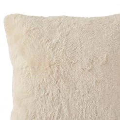 Home Decorators Collection Piper Cream Faux Rabbit Fur Square 20 in. x 20 in. Throw Pillow -Home Decorators Soldes home decorators collection throw pillows pip2020crm pldc a0 1000