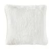 Home Decorators Collection Piper White Snow Faux Rabbit Fur 20 in. x 20 in. Square Throw Pillow -Home Decorators Soldes home decorators collection throw pillows pip2020snw pldc 64 1000
