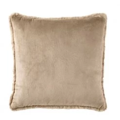 Home Decorators Collection Piper Taupe Faux Rabbit Fur 20 in. x 20 in. Square Throw Pillow -Home Decorators Soldes home decorators collection throw pillows pip2020tpe pldc 66 1000