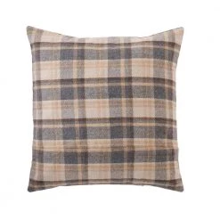 Home Decorators Collection Beige Plaid 18 in. x 18 in. Square Decorative Throw Pillow -Home Decorators Soldes home decorators collection throw pillows s00161023395 1d 1000