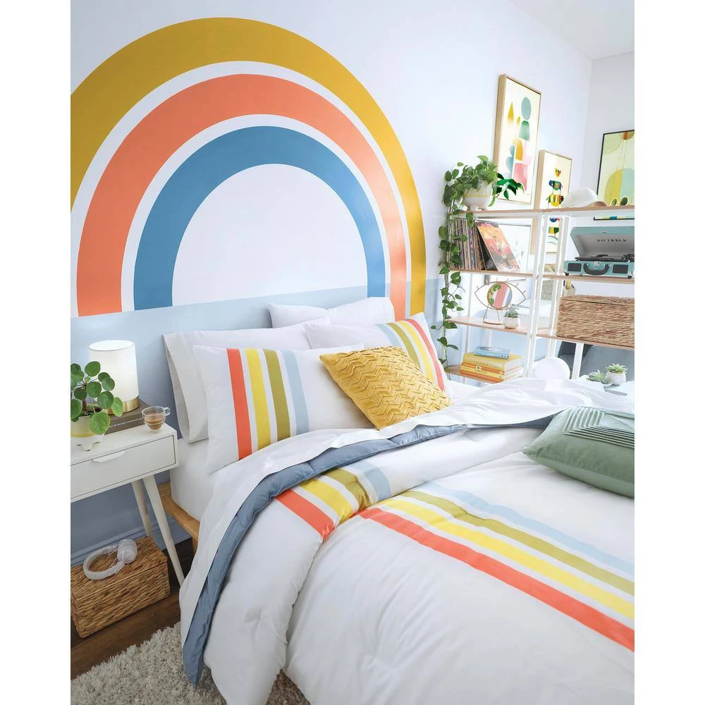 Home Decorators Collection Pale Blue Geometric Pleated 18 in. x 18 in. Square Decorative Throw Pillow 12 Home Decorators Collection Pale Blue Geometric Pleated 18 in. x 18 in. Square Decorative Throw Pillow - Image 10