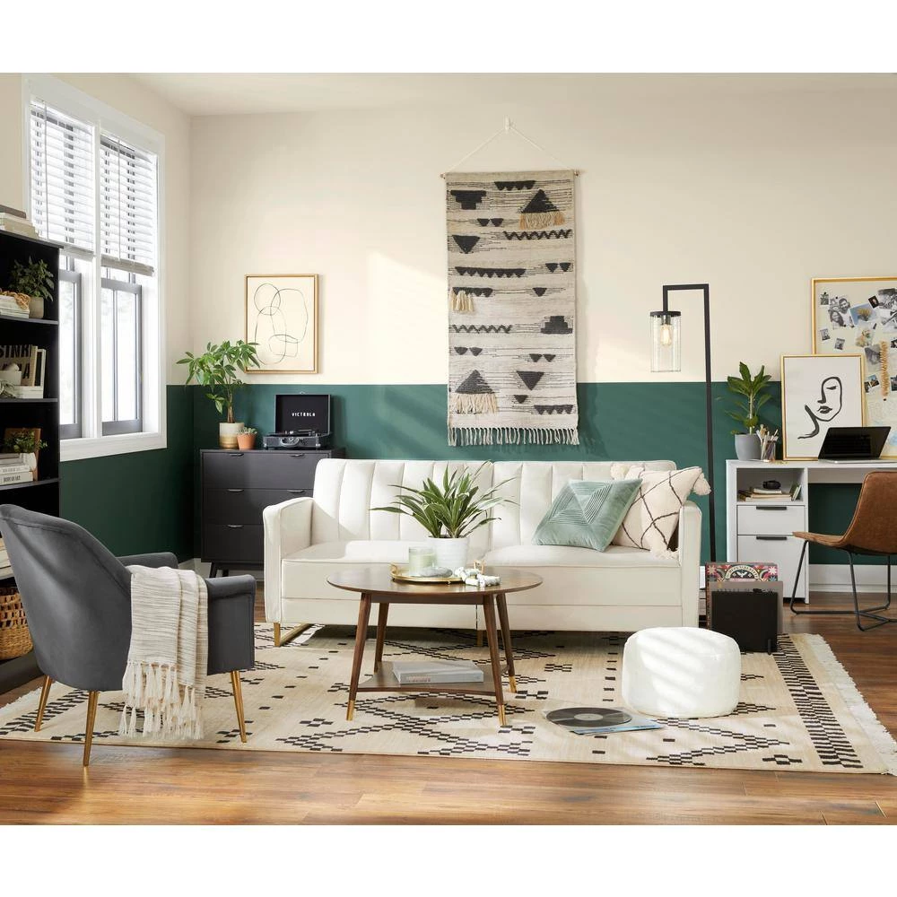 Home Decorators Collection Pale Blue Geometric Pleated 18 in. x 18 in. Square Decorative Throw Pillow 14 Home Decorators Collection Pale Blue Geometric Pleated 18 in. x 18 in. Square Decorative Throw Pillow - Image 12