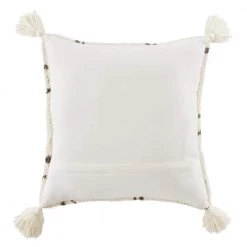 Home Decorators Collection Cream Geometric Diamond 18 in. x 18 in. Square Decorative Throw Pillow with Tassels -Home Decorators Soldes home decorators collection throw pillows s00161061270 1d 1000