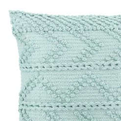 Home Decorators Collection Seafoam Blue Herringbone Woven Textured 18 in. x 18 in. Square Decorative Throw Pillow -Home Decorators Soldes home decorators collection throw pillows s00161061291 40 1000
