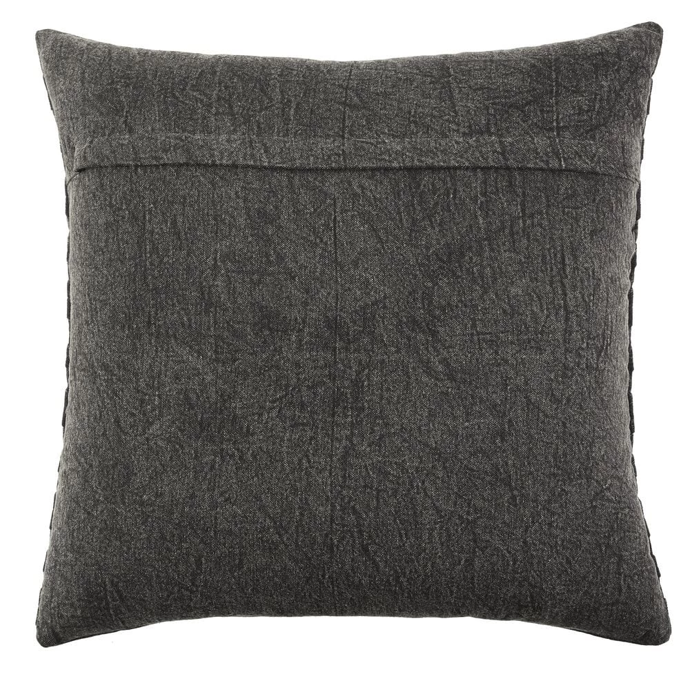 Home Decorators Collection Black Modern Chevron Stitched 18 in. x 18 in. Square Decorative Throw Pillow 5 Home Decorators Collection Black Modern Chevron Stitched 18 in. x 18 in. Square Decorative Throw Pillow - Image 3