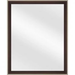 Home Decorators Collection 32 in. x 26 in. Beaded Classic Rectangle Framed Vanity Mirror