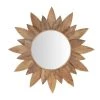 Home Decorators Collection Medium Sunburst Brown Antiqued Art Deco Accent Mirror (34 in. Diameter) -Home Decorators Soldes home decorators collection wall mirrors 18mj02w056 64 1000