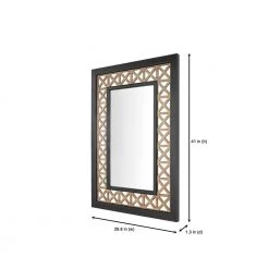 Home Decorators Collection Large Rectangle Multi-Colored Antiqued Classic Accent Mirror (41 in. H x 29 in. W) -Home Decorators Soldes home decorators collection wall mirrors 18mje2036 40 1000