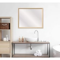 Home Decorators Collection 19.4 in. x 25.4 in. Light Brown Classic Rectangle Framed Vanity Mirror 11 Home Decorators Collection 19.4 in. x 25.4 in. Light Brown Classic Rectangle Framed Vanity Mirror -Home Decorators Soldes home decorators collection wall mirrors 299 w1321t 31 1000
