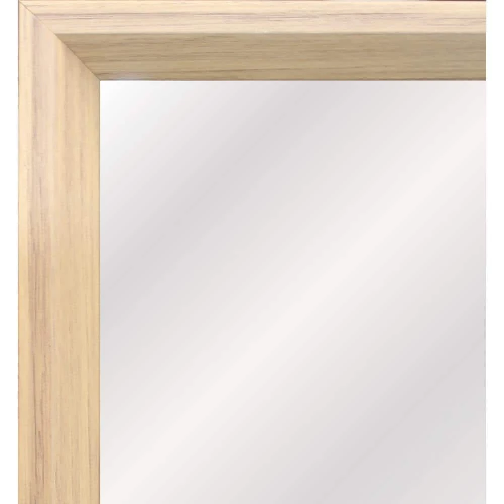 Home Decorators Collection 19.4 in. x 25.4 in. Light Brown Classic Rectangle Framed Vanity Mirror 6 Home Decorators Collection 19.4 in. x 25.4 in. Light Brown Classic Rectangle Framed Vanity Mirror - Image 4