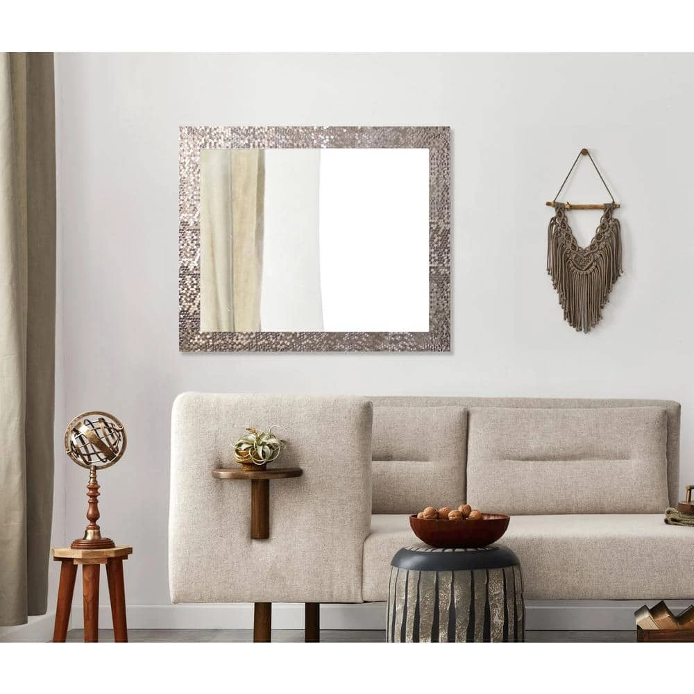 Home Decorators Collection 27 in. x 33 in. Bronze Frame Modern Rectangle Vanity Mirror 7 Home Decorators Collection 27 in. x 33 in. Bronze Frame Modern Rectangle Vanity Mirror - Image 5