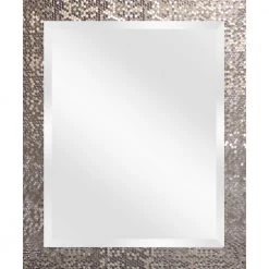 Home Decorators Collection 27 in. x 33 in. Bronze Frame Modern Rectangle Vanity Mirror
