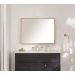 Home Decorators Collection 22 in. x 28 in. Classic Light Brown Wood PS Framed Polished Rectangle Vanity Mirror 11 Home Decorators Collection 22 in. x 28 in. Classic Light Brown Wood PS Framed Polished Rectangle Vanity Mirror -Home Decorators Soldes home decorators collection wall mirrors 3327 w 31 1000