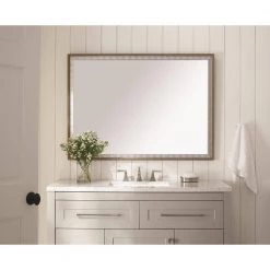 Home Decorators Collection 25 in. x 31 in. Multicolor Classic Framed Polished Rectangle Vanity Mirror -Home Decorators Soldes home decorators collection wall mirrors 4826 2228 31 1000