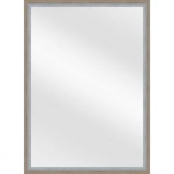 Home Decorators Collection 21 in. x 27 in. Brown Classic Rectangle Framed Polished Vanity Mirror