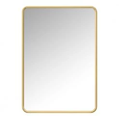 Home Decorators Collection Medium Rectangle Gold Framed Mirror (22 in. W x 31 in. H)