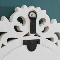 Home Decorators Collection Medium Classic Oval White Wood Framed Mirror (24 in. W x 32 in. H) -Home Decorators Soldes home decorators collection wall mirrors cac mir 002 vty a0 1000