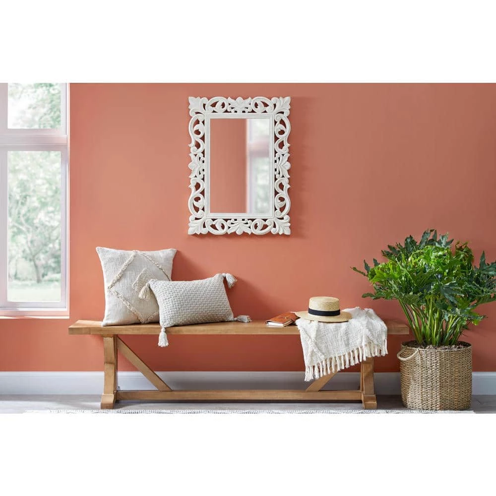 Home Decorators Collection Medium Rectangular White Wood Framed Mirror (24 in. W x 32 in. H) 4 Home Decorators Collection Medium Rectangular White Wood Framed Mirror (24 in. W x 32 in. H) - Image 2