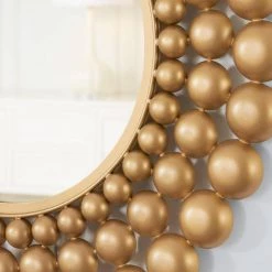 Home Decorators Collection Medium Round Gold Bubble Glam Accent Mirror (27 in. Diameter) 25 Home Decorators Collection Medium Round Gold Bubble Glam Accent Mirror (27 in. Diameter) -Home Decorators Soldes home decorators collection wall mirrors dc18 79816 66 1000 1
