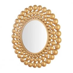 Home Decorators Collection Medium Round Gold Bubble Glam Accent Mirror (27 in. Diameter) 27 Home Decorators Collection Medium Round Gold Bubble Glam Accent Mirror (27 in. Diameter) -Home Decorators Soldes home decorators collection wall mirrors dc18 79816 77 1000 1