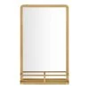 Home Decorators Collection Medium Modern Rectangular Gold Framed Mirror with Shelf (15 in. W x 24 in. H) -Home Decorators Soldes home decorators collection wall mirrors dc21 36980 64 1000