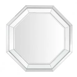 Home Decorators Collection Medium Octagonal Silver Beveled Glass Classic Accent Mirror (31 in. H x 31 in. W)