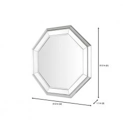 Home Decorators Collection Medium Octagonal Silver Beveled Glass Classic Accent Mirror (31 in. H x 31 in. W) -Home Decorators Soldes home decorators collection wall mirrors h5 mh 250 e1 1000 1