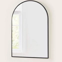 Home Decorators Collection Medium Arched Black Classic Accent Mirror (35 in. H x 24 in. W) -Home Decorators Soldes home decorators collection wall mirrors h5 mh 255 76 1000