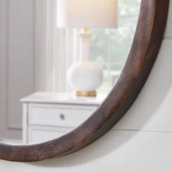 Home Decorators Collection Medium Round Dark Stain Wood Transitional Accent Mirror (24 in. Diameter) 10 Home Decorators Collection Medium Round Dark Stain Wood Transitional Accent Mirror (24 in. Diameter) -Home Decorators Soldes home decorators collection wall mirrors h5 mh 728 1d 1000