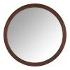Home Decorators Collection Medium Round Dark Stain Wood Transitional Accent Mirror (24 in. Diameter) -Home Decorators Soldes home decorators collection wall mirrors h5 mh 728 64 1000