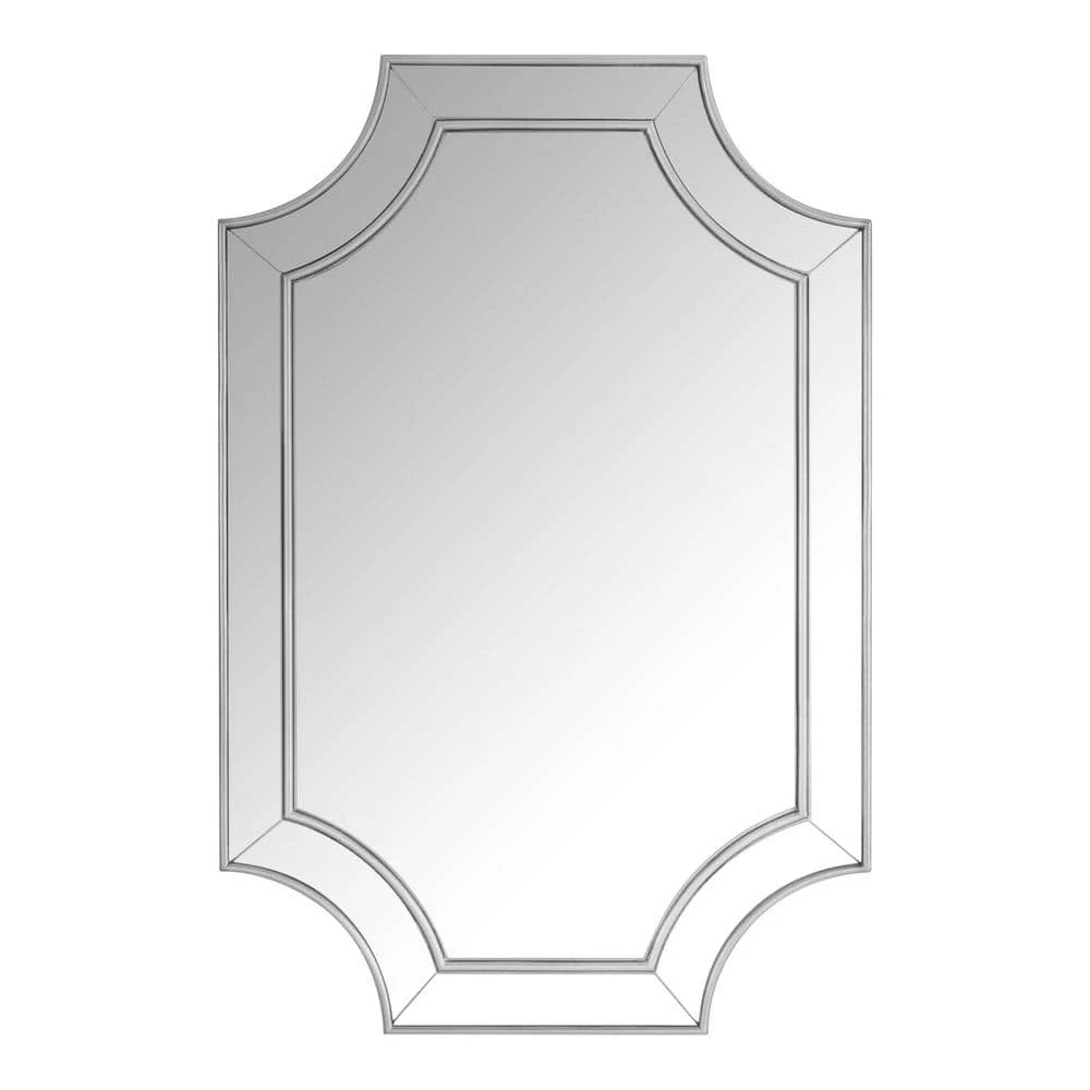Home Decorators Collection Medium Ornate Silver Beveled Glass Classic Accent Mirror (24 in. H x 35 in. W) 3 Home Decorators Collection Medium Ornate Silver Beveled Glass Classic Accent Mirror (24 in. H x 35 in. W)