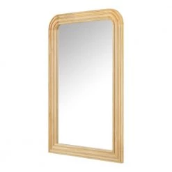 Home Decorators Collection Medium Arched Natural Wood Framed Mirror (36 in. W x 24 in. H) -Home Decorators Soldes home decorators collection wall mirrors h5 mh 767 1d 1000