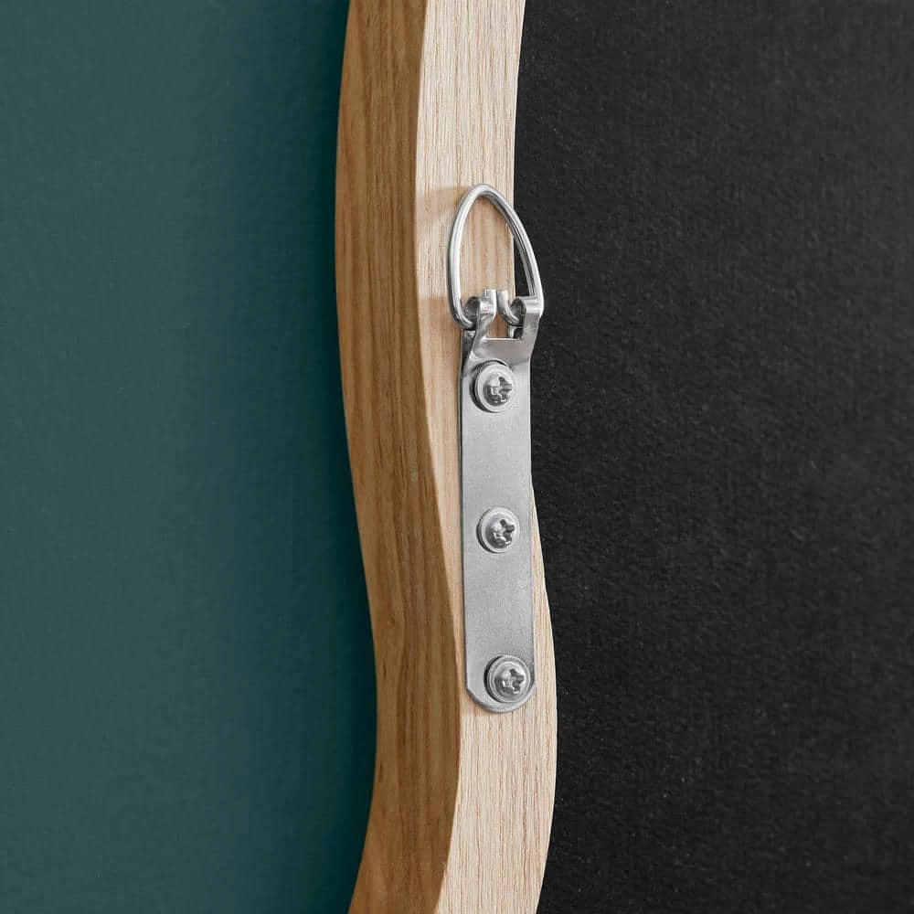 Home Decorators Collection Medium Wavy Natural Wood Framed Mirror (24 in. W x 36 in. H) 6 Home Decorators Collection Medium Wavy Natural Wood Framed Mirror (24 in. W x 36 in. H) - Image 4