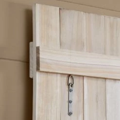 Home Decorators Collection Medium Brass Studded White Wooden Shiplap Mirror (30 in. W x 24 in. H) -Home Decorators Soldes home decorators collection wall mirrors h5 mh 837 a0 1000