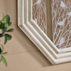 Home Decorators Collection Medium Modern Octagon White Wooden Framed Mirror (30 in. W x 30 in. H) -Home Decorators Soldes home decorators collection wall mirrors h5 mh 839 40 1000