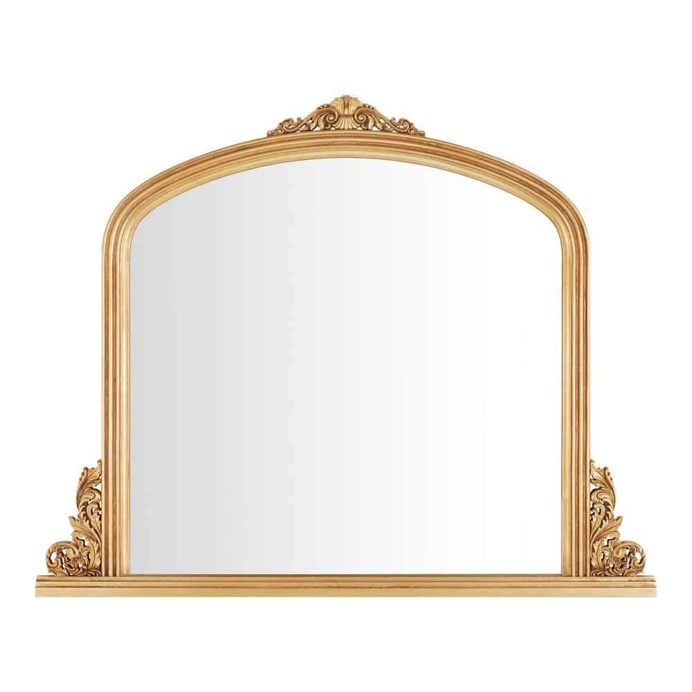 Home Decorators Collection Medium Classic Arched Vintage Style Gold Framed Mirror (44 in. W x 35 in. H) 3 Home Decorators Collection Medium Classic Arched Vintage Style Gold Framed Mirror (44 in. W x 35 in. H)