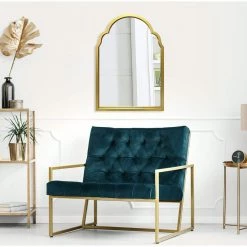 Home Decorators Collection 22 in. x 32 in. MDF Rustic Irregular Frame Vanity Mirror -Home Decorators Soldes home decorators collection wall mirrors lm 18 31 1000