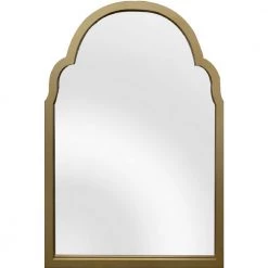 Home Decorators Collection 22 in. x 32 in. MDF Rustic Irregular Frame Vanity Mirror