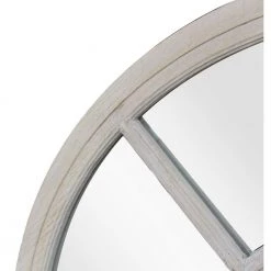 Home Decorators Collection 28.5 in. x 44.2 in. Light Brown Rustic Wood Arch Frame Vanity Mirror -Home Decorators Soldes home decorators collection wall mirrors lm 23 77 1000