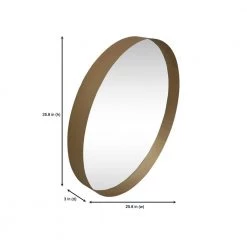 Home Decorators Collection Medium Round Gold Deep-Set Modern Mirror (26 in. Diameter) -Home Decorators Soldes home decorators collection wall mirrors mr20404 hd a0 1000
